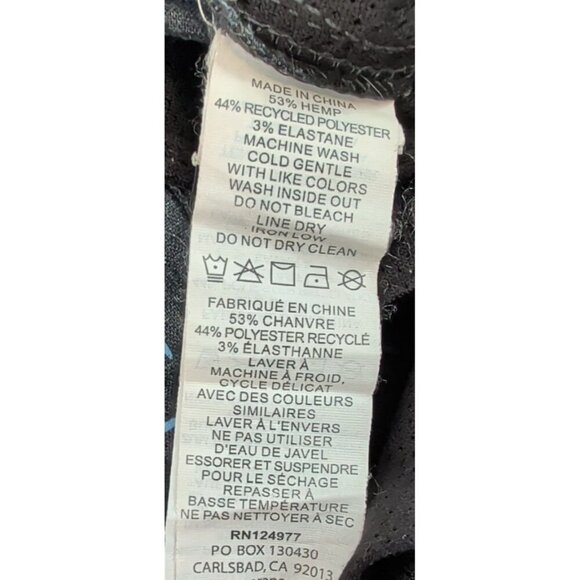 PrAna Pants Mens W36xL30 Gray Lightweight Hemp Slim Outdoors Walking Utility - Picture 11 of 15